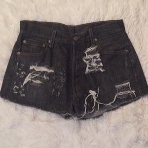 Levi’s Distressed Shorts